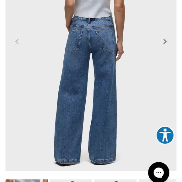 Hudson Jeans Rylee Low-Rise Radical Loose Jean Women's Size 25 - Picture 7 of 16